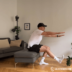 bench assisted single leg squat negatives