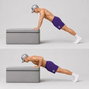 incline push up on box