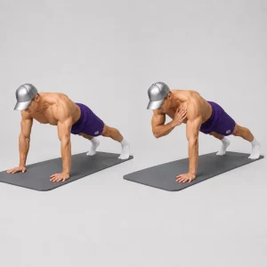plank shoulder taps
