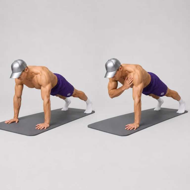 plank shoulder taps