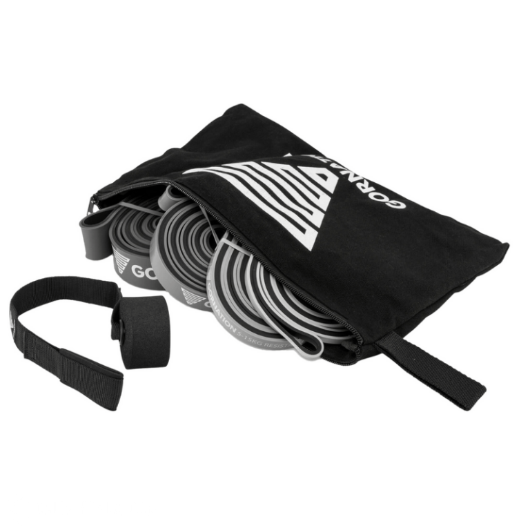 GORNATION Resistance Bands (Set of 4 & Door Anchor) CALISTHENICS
