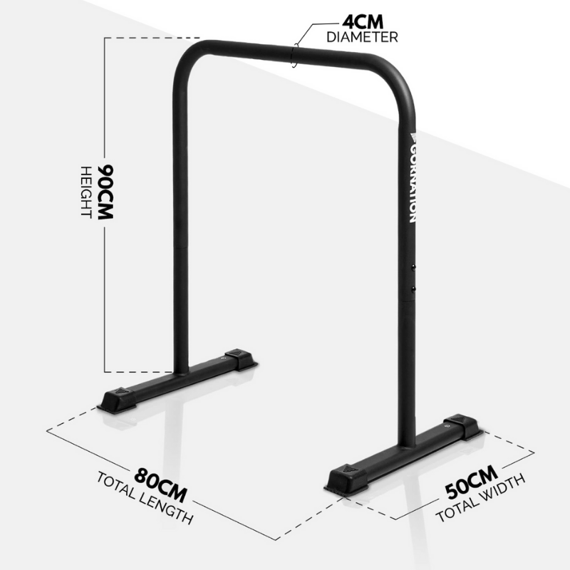 adjustable dip bars dimensions