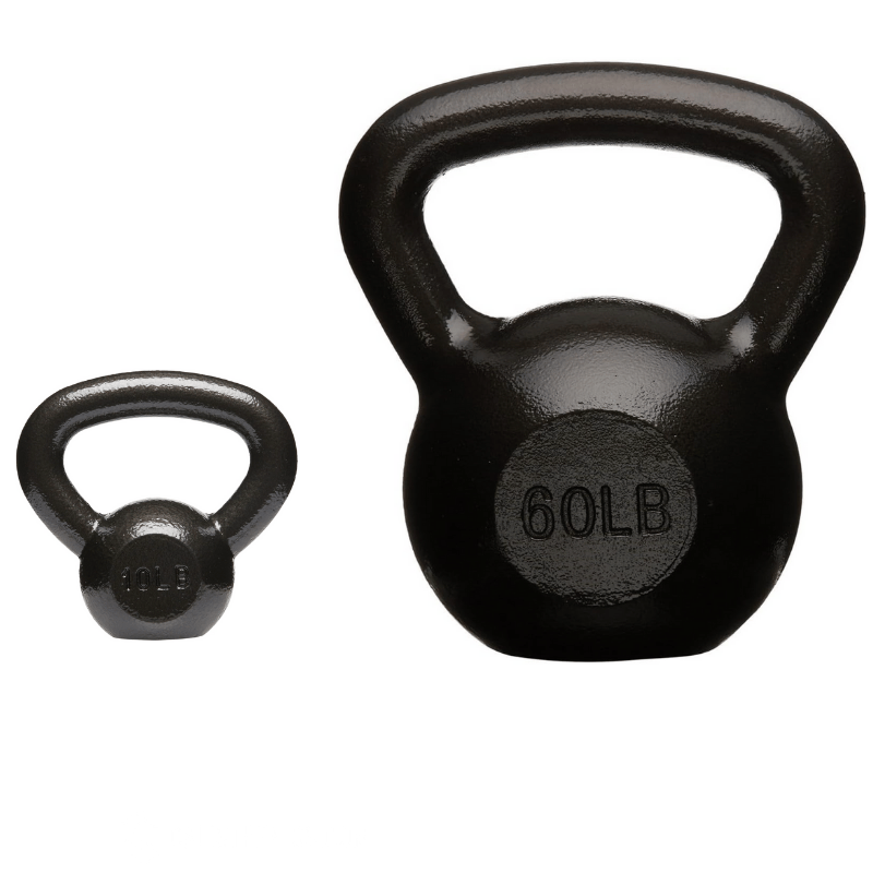 amazon basics kettlebell 10lbs to 60lbs