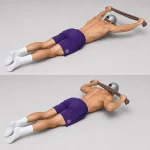 Lying Towel Pull-downs