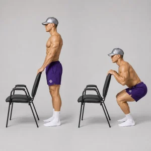 chair assisted squats