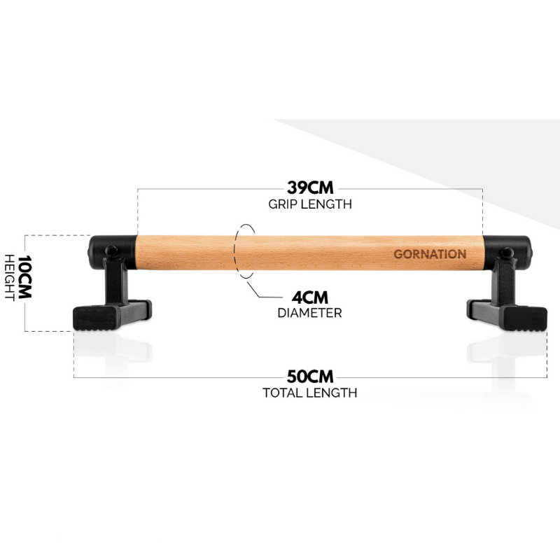 gornation wooden parallettes low dimensions