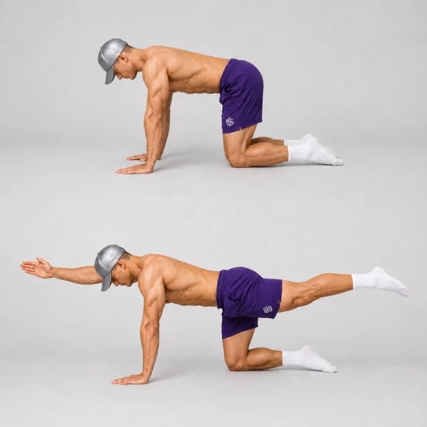 quadruped bird dog exercise