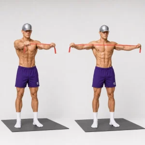 resistance band pull aparts