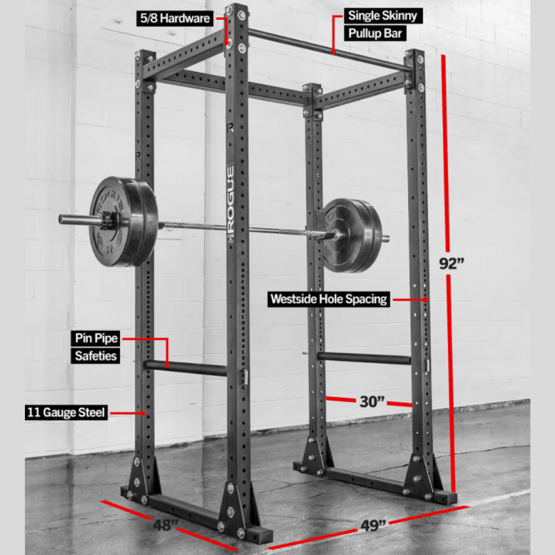 rogue flatfoot squat rack