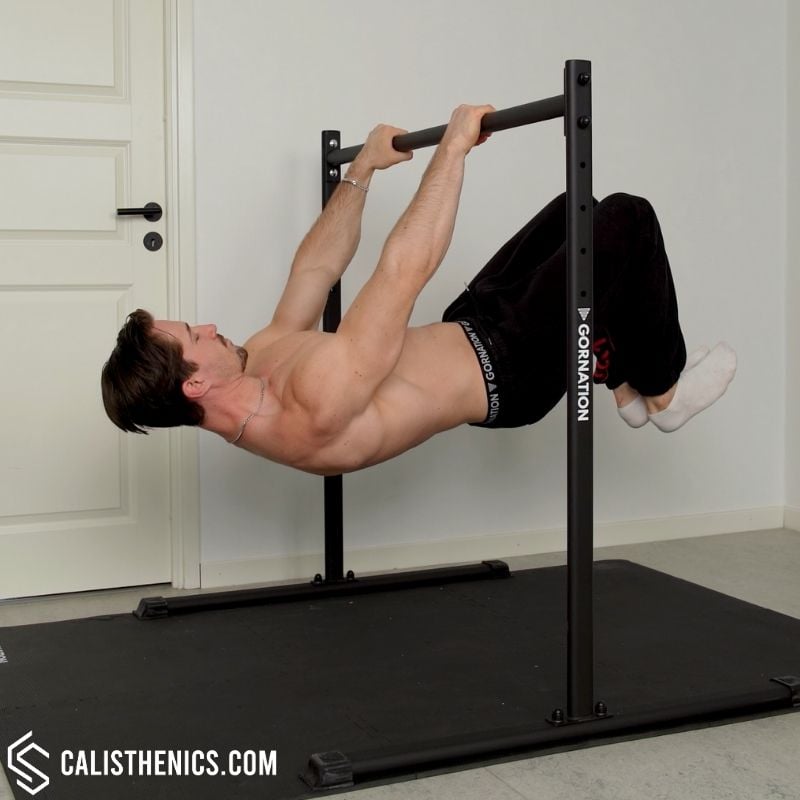 advanced tuck front lever exercise