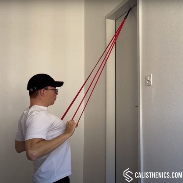 resistance band pull down