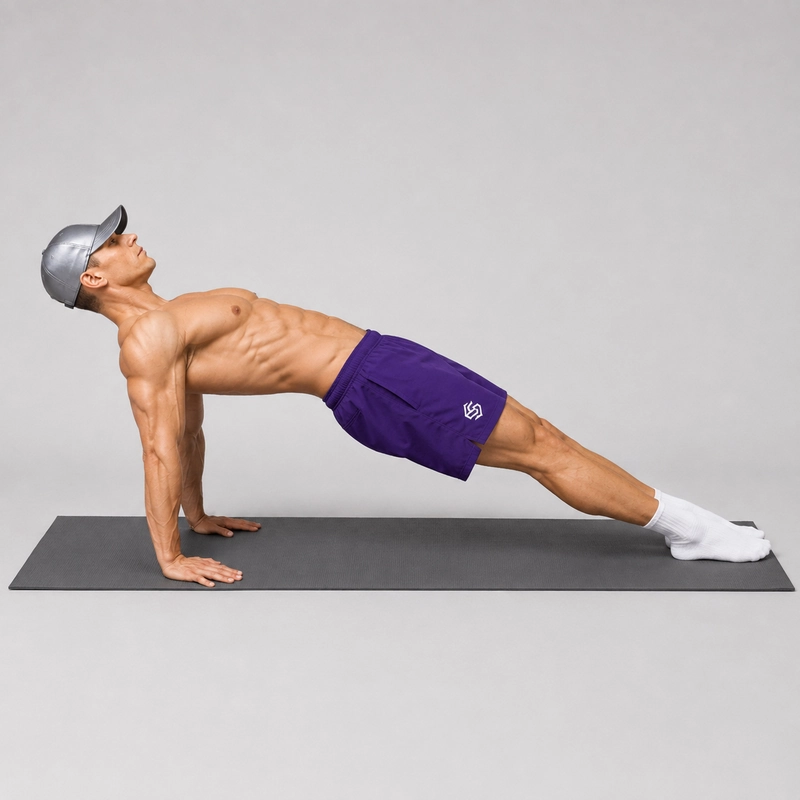 reverse plank
