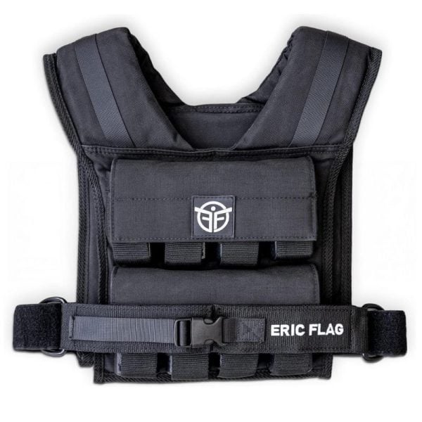 eric flag adjustable weighted vest