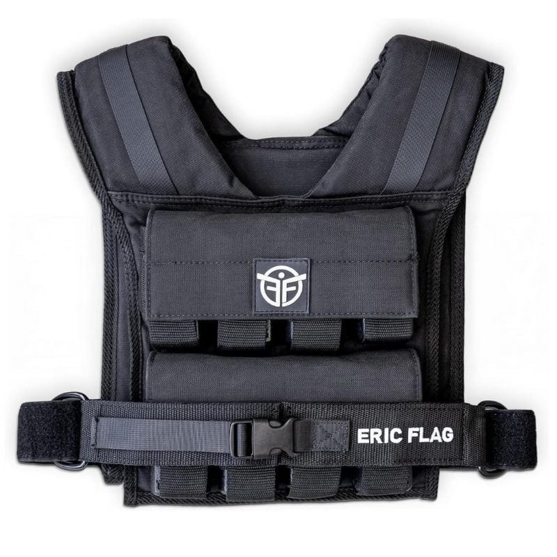 eric flag adjustable weighted vest