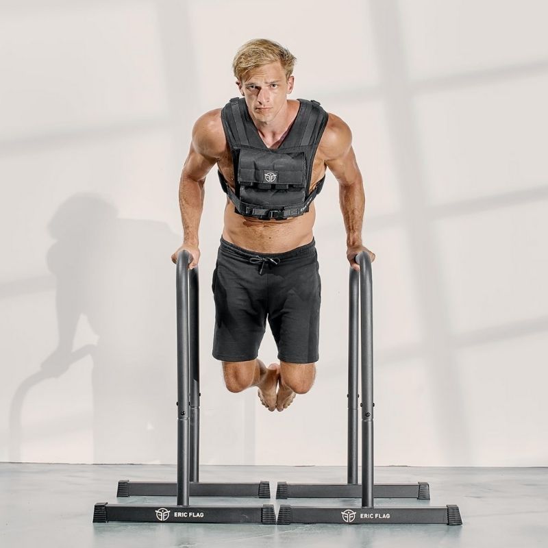 Eric Flag Adjustable Weighted Vest (20kg / 44lbs) 2 eric flag weighted vest