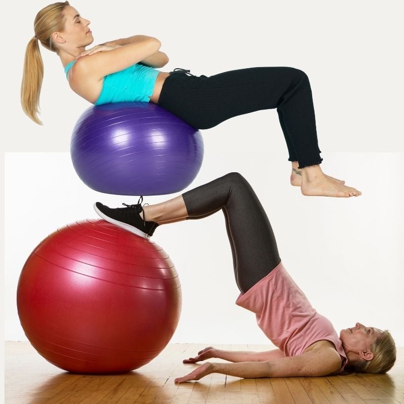 exercise ball workout for seniors