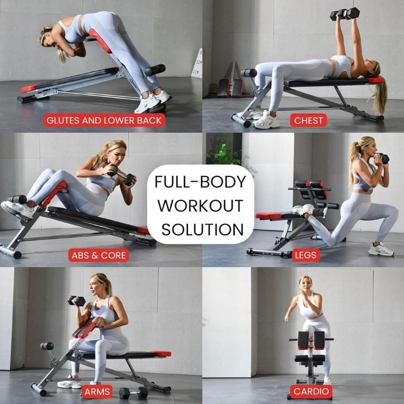 multifunctional workout bench for calisthenics