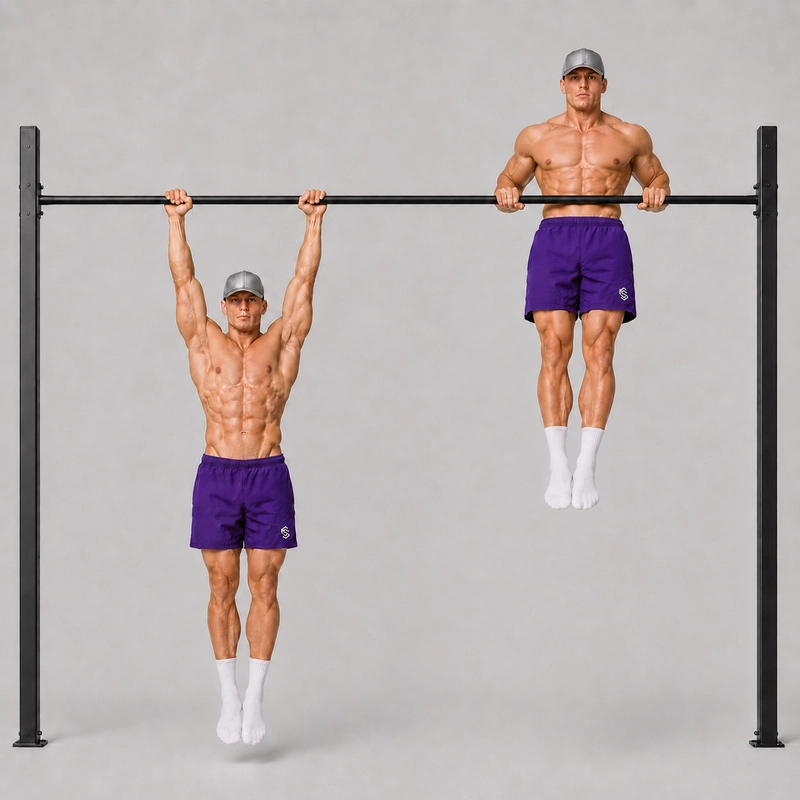 high pull up waist to bar
