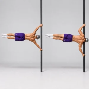 human flag pull up
