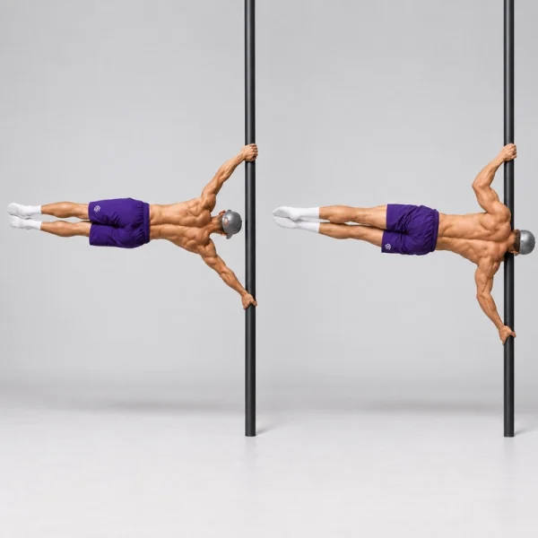 human flag pull up