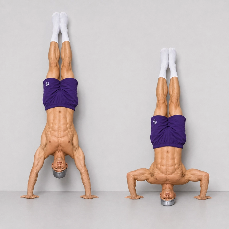 negative handstand push up