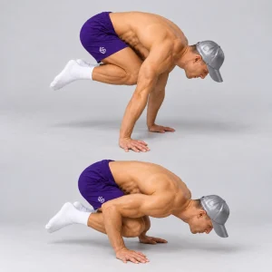 tuck planche push up on the floor