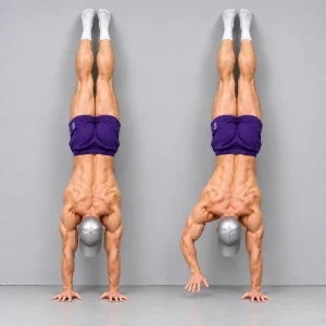 lateral handstand walk at the wall
